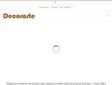 Tablet Screenshot of decorarte-btc.com